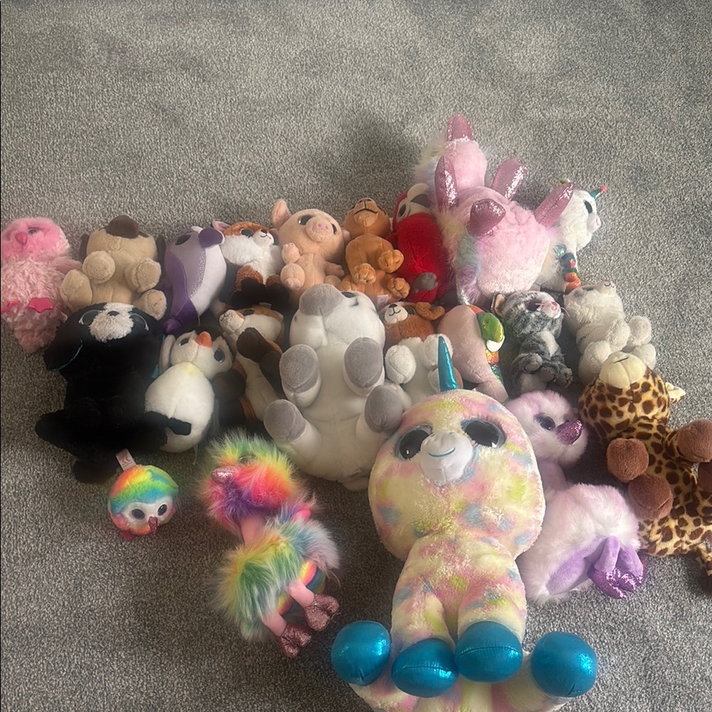 Colorful Plush Toy Collection for kids